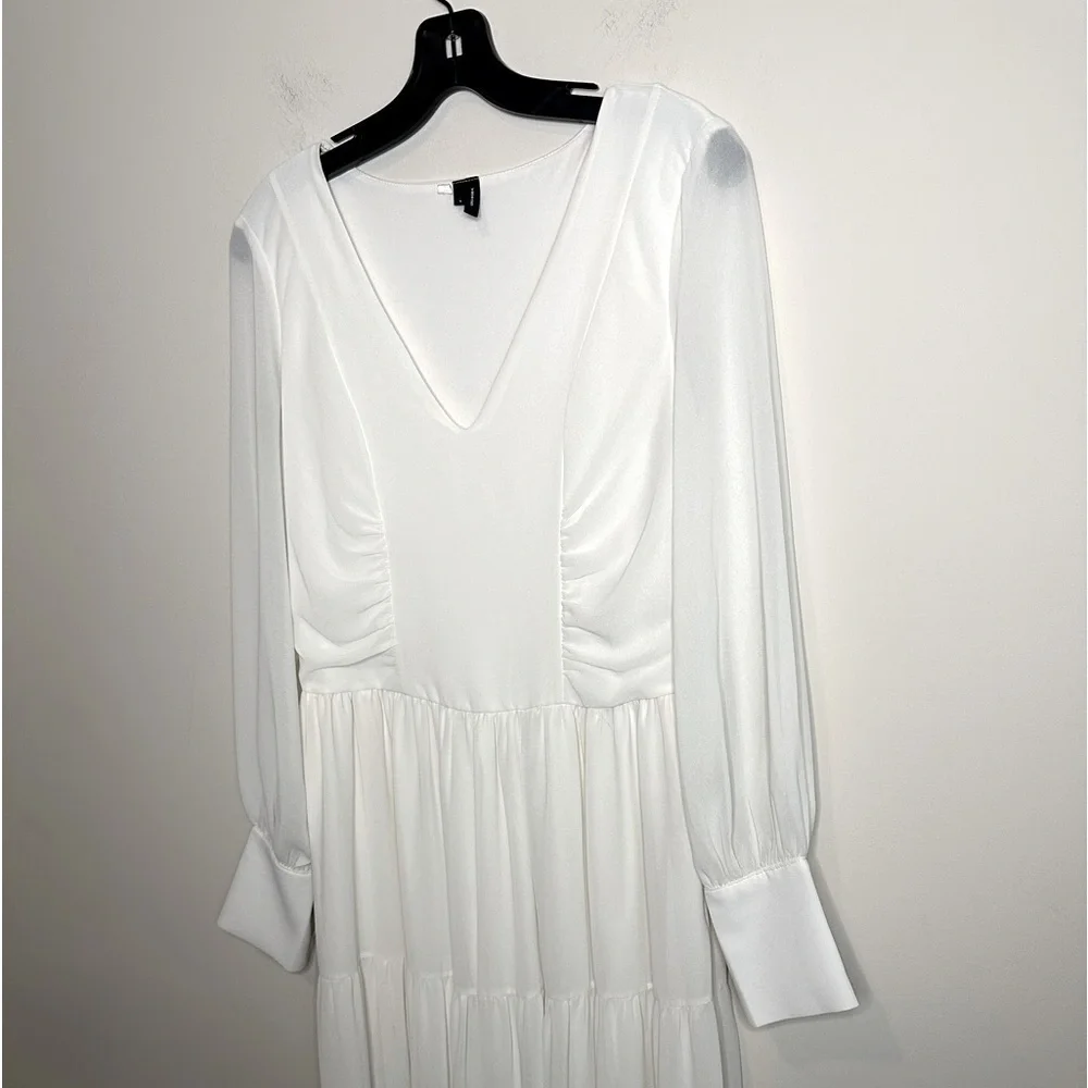 Vero Moda Cream Tiered Maxi Dress Size Small